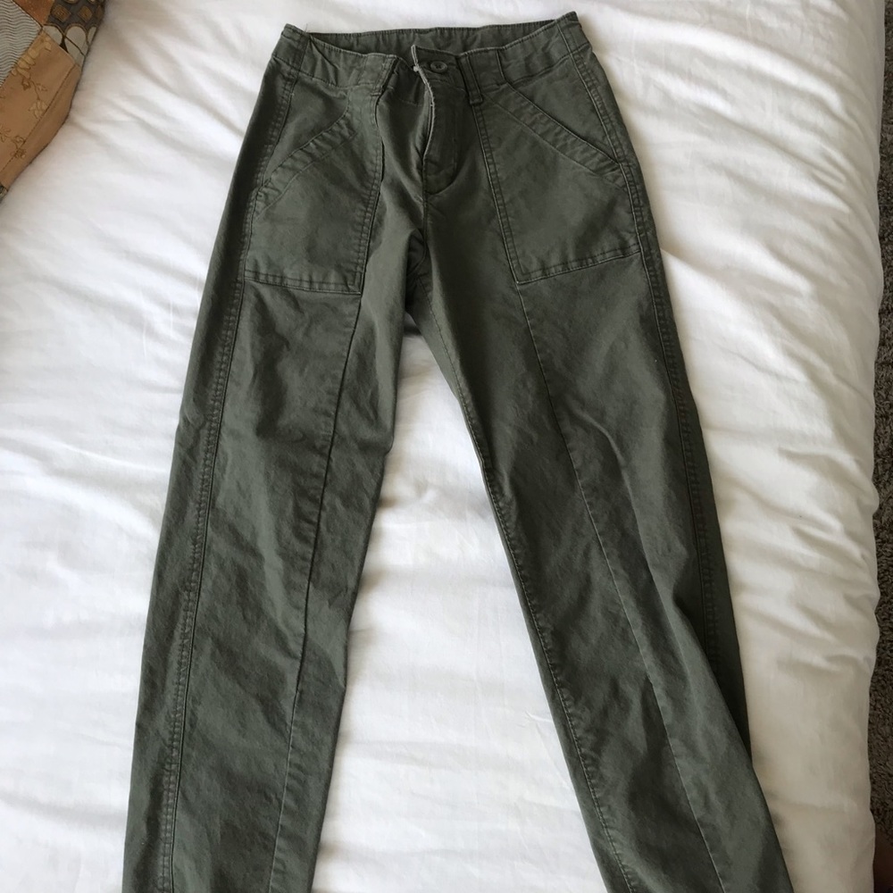 Army green pants